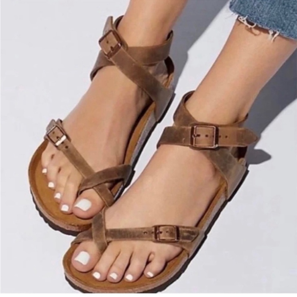 Birkenstock wrap around Yara Sandals 39